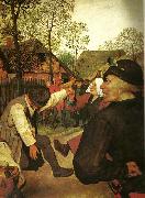 Pieter Bruegel detalj fran bonddansen oil painting on canvas